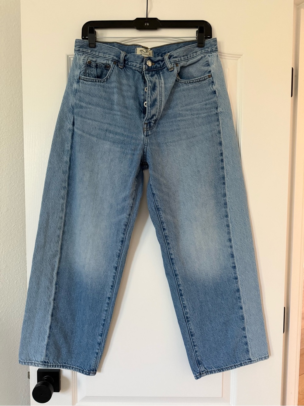 Madewell Pieced Barrel Leg Jean